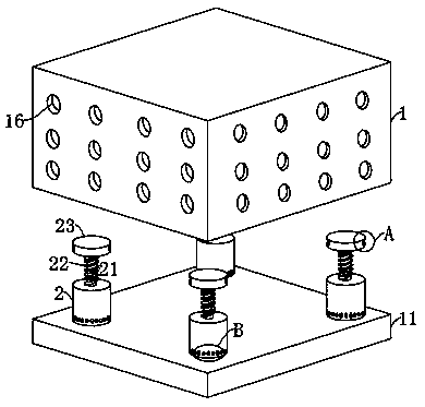 Shock-proof new energy automobile battery shell