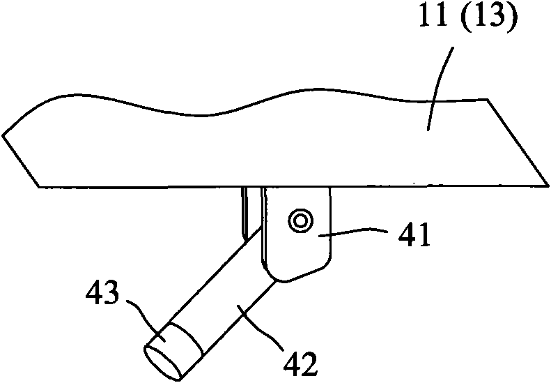 Simple folding stair transfer car