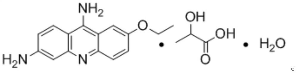 A kind of preparation technology of ethacridine lactate