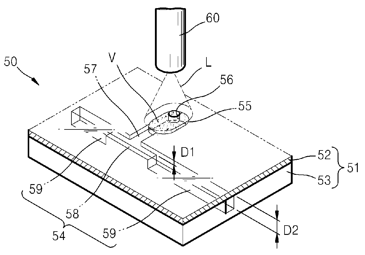 Microfluidic valve filler and valve unit including the same