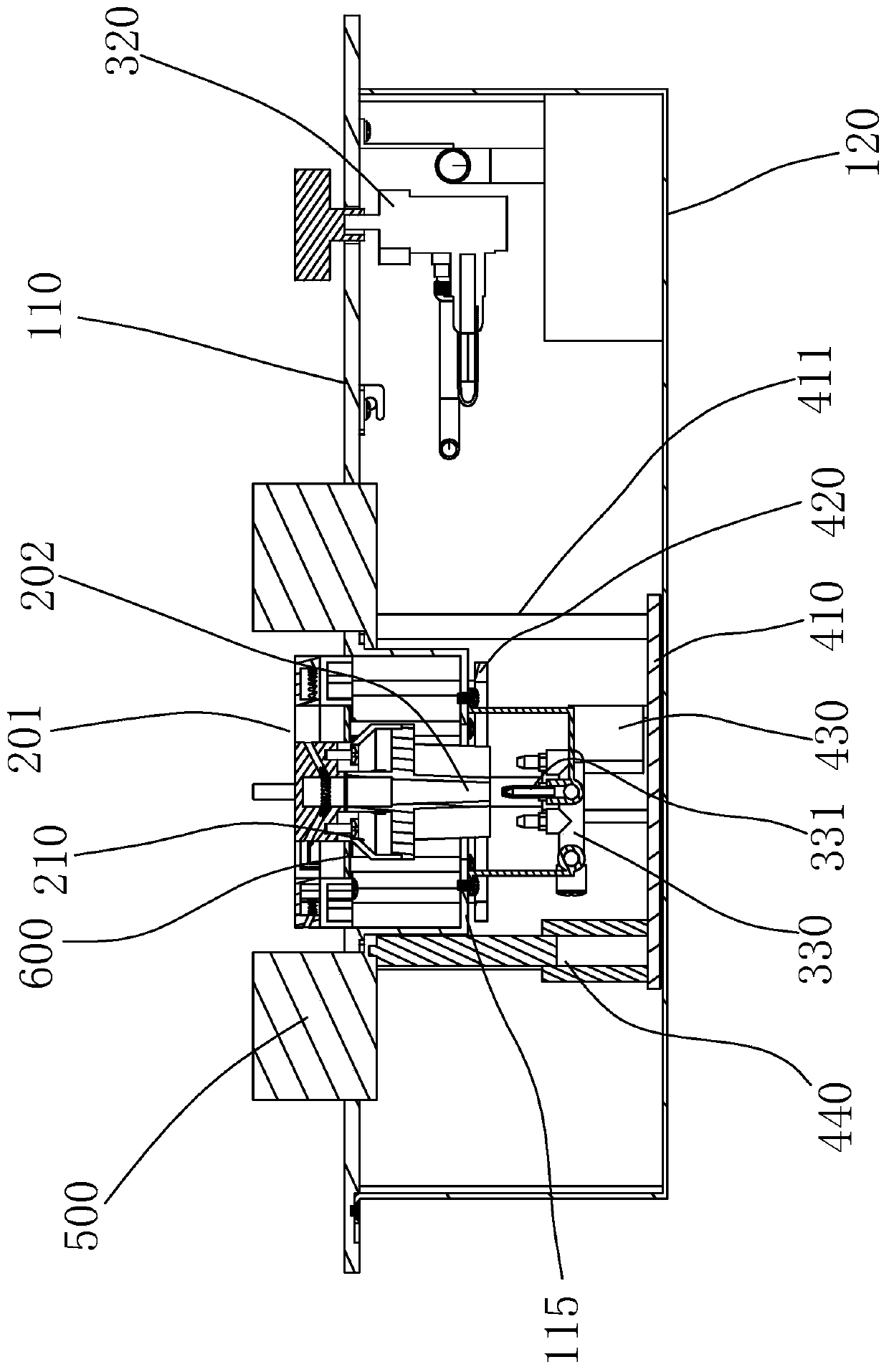 Lifting type gas stove