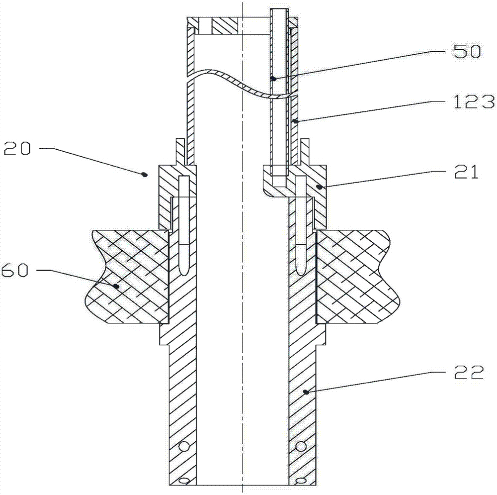 A diversion device for polycrystalline ingot furnace