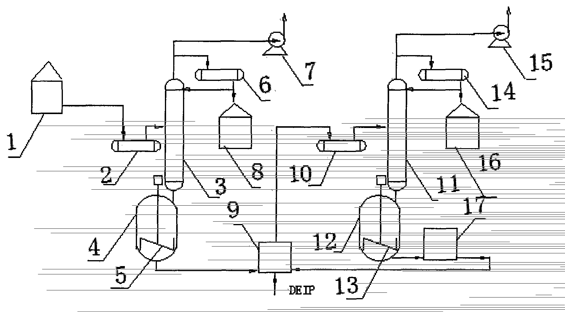 Device for refining hexamethylene diisocyanate and method thereof