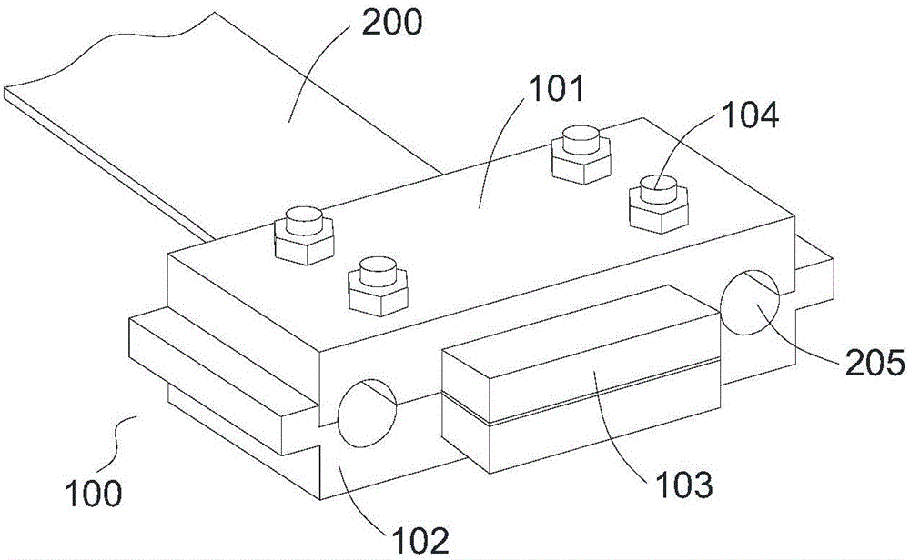 Mechanical gripping anchor for carbon fiber plate and reinforcing device