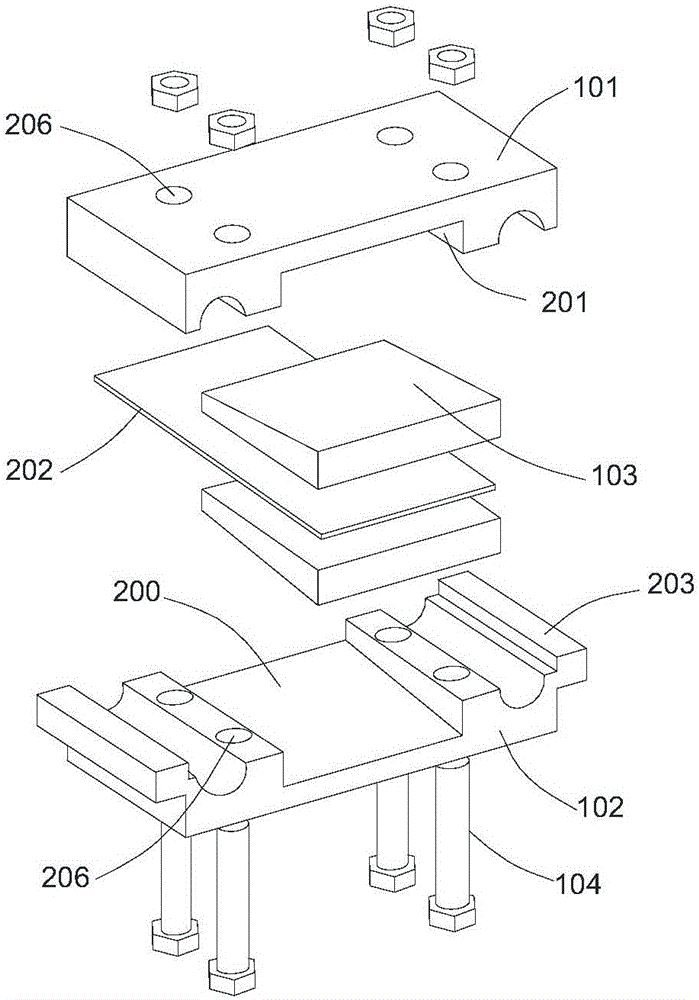 Mechanical gripping anchor for carbon fiber plate and reinforcing device