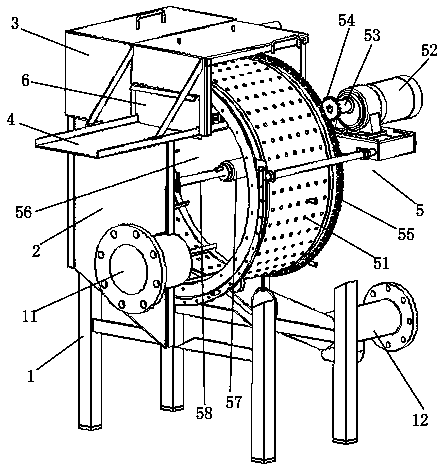 Dynamic separation filter for liquid residues