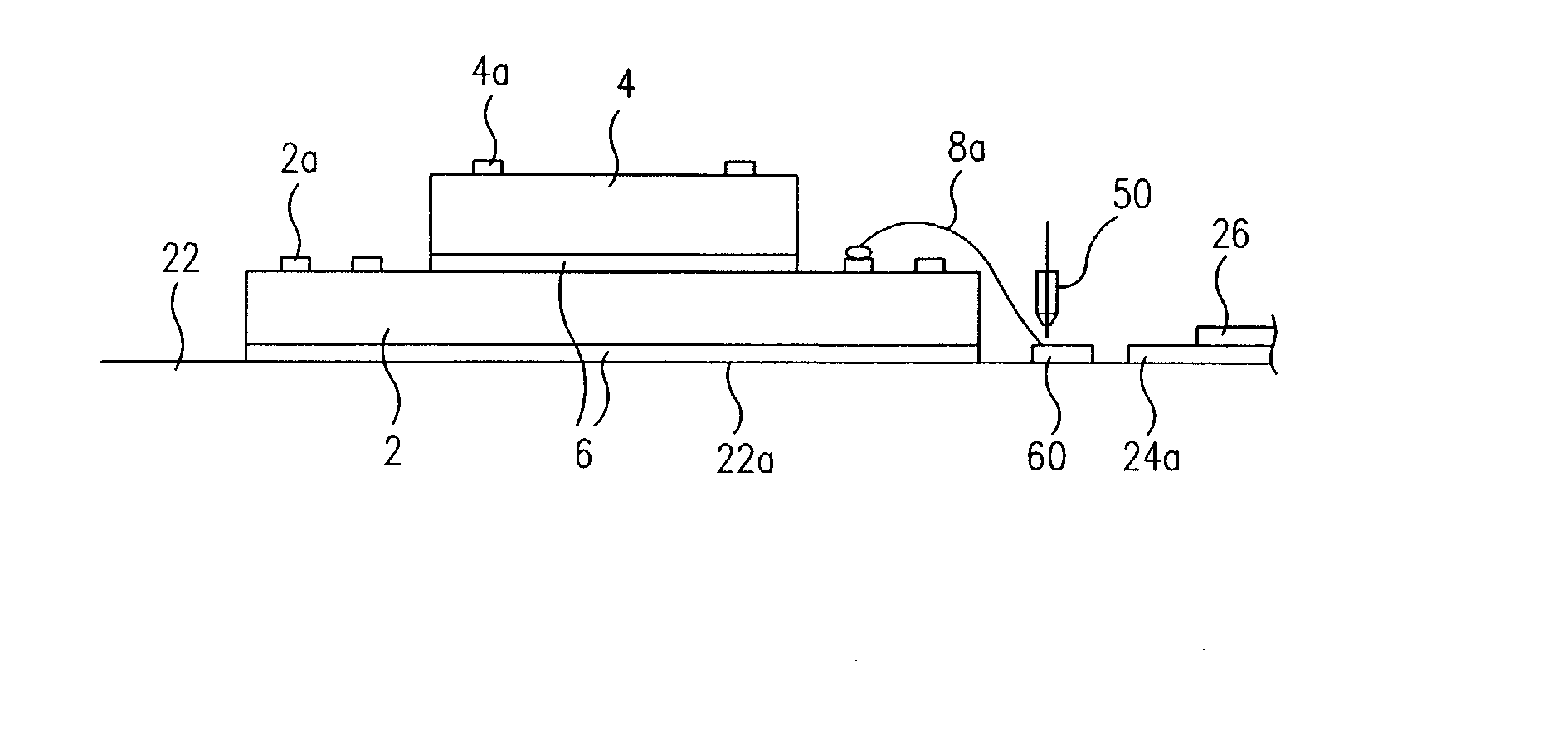 Wire bonding method for a semiconductor package