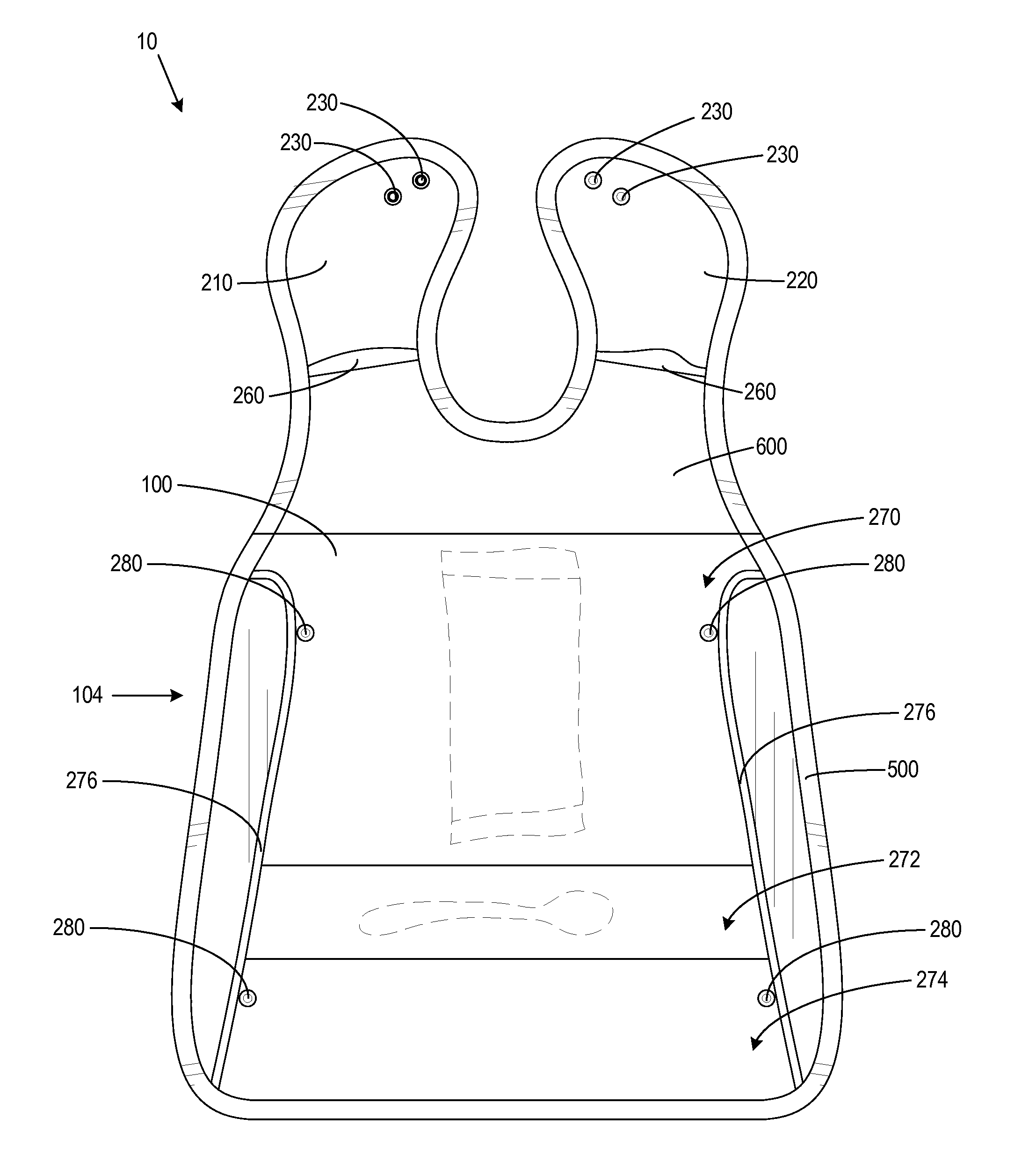 Convertible bib system