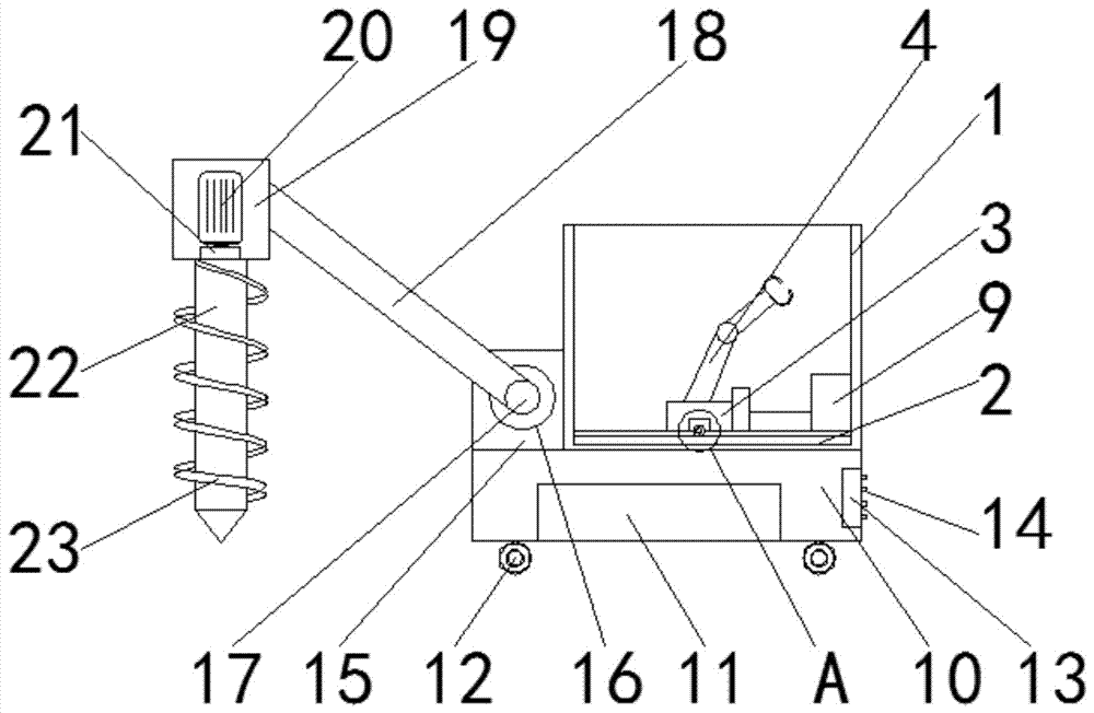 Garden planting device and method