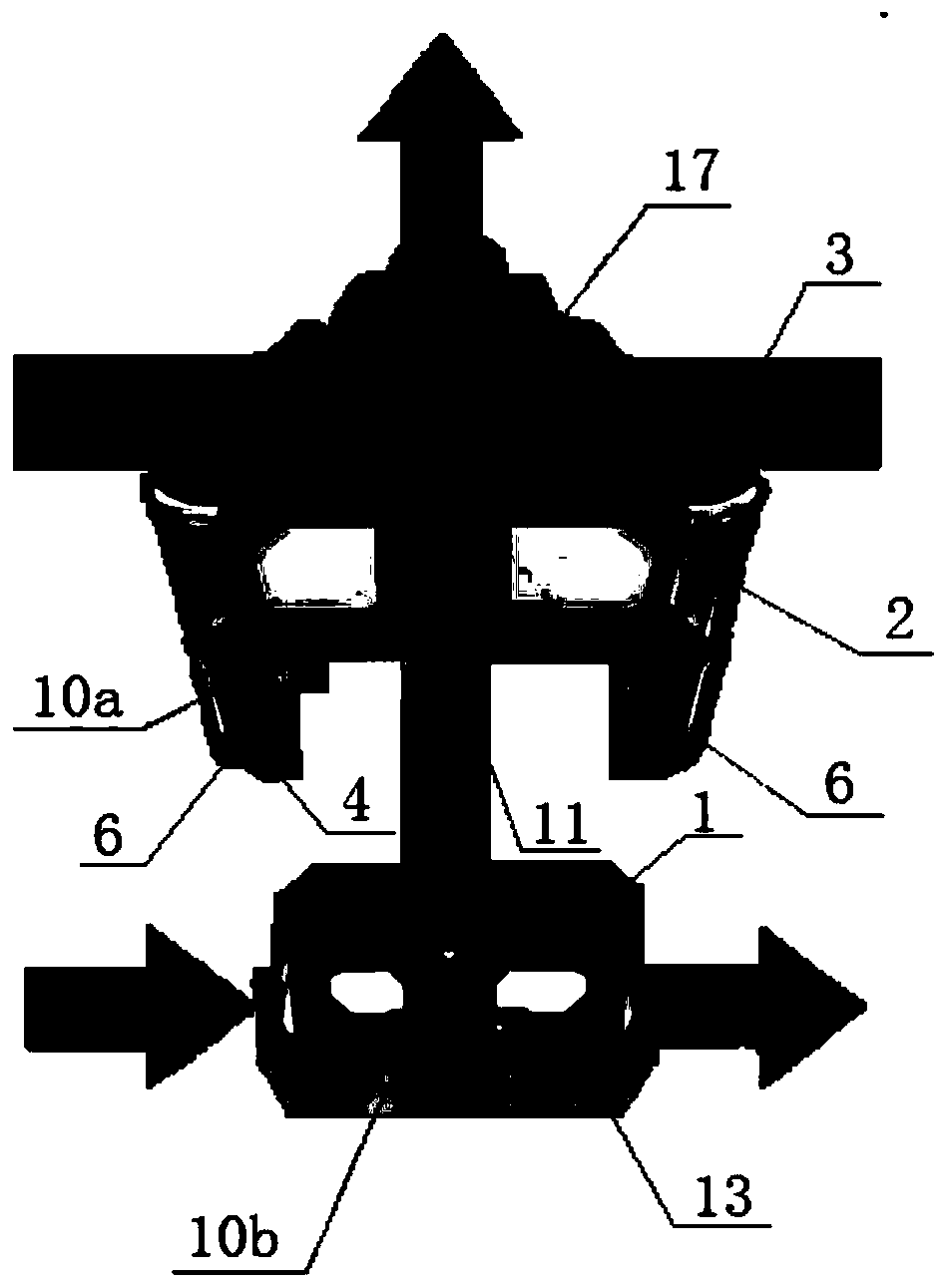 A suspension rail transit system