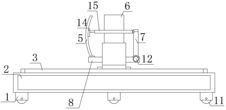 Steering device special for wind power tower drum