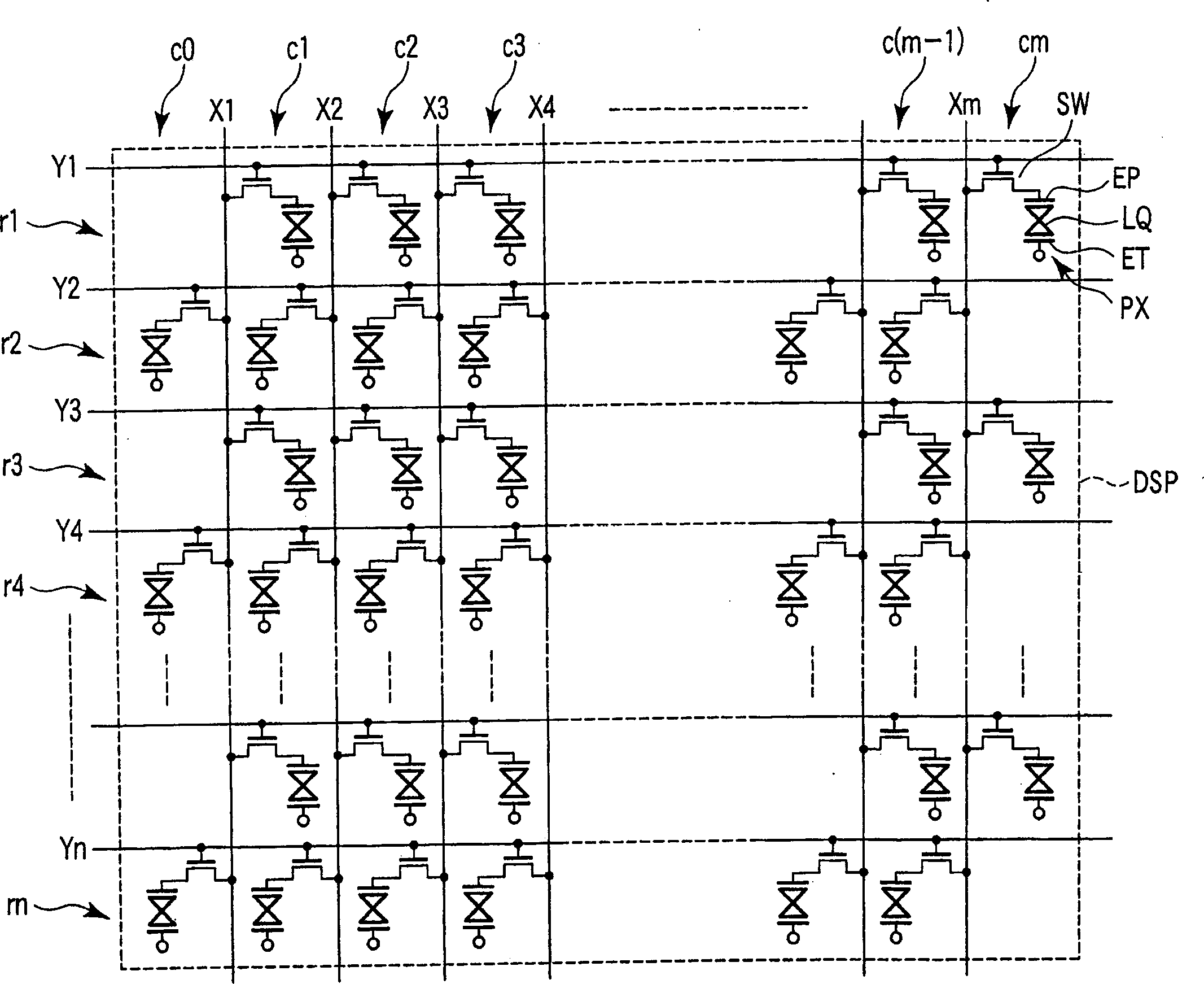 Array substrate for display device and display device