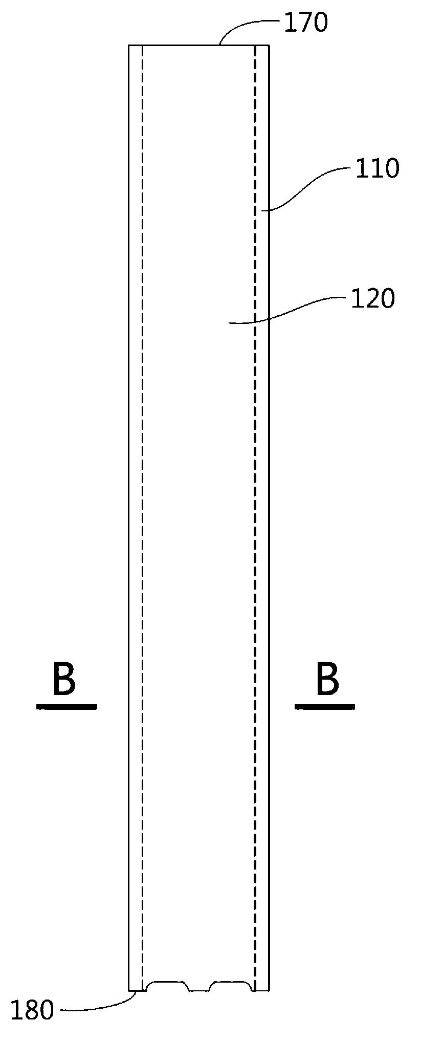 Prefabricated reinforced concrete hollow column template and manufacturing method thereof