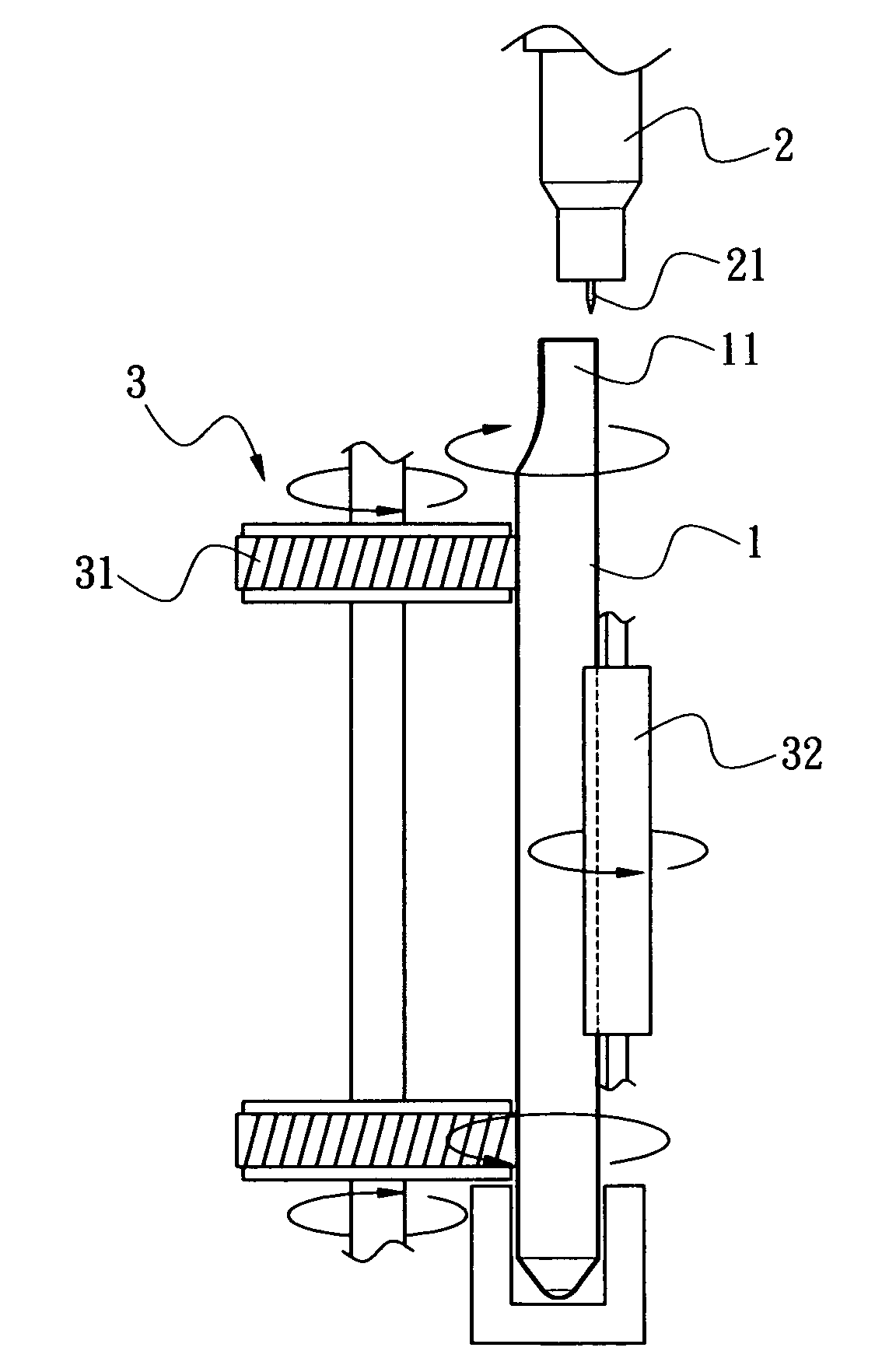 Eccentric rotation soldering method and apparatus