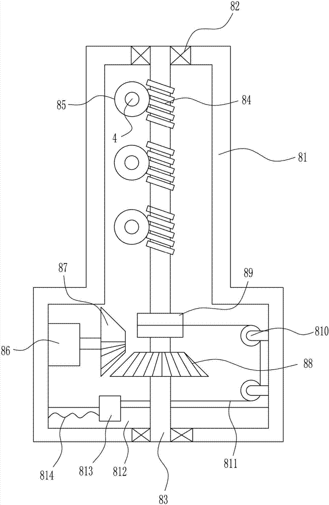 Multi-stage crushing device for computer case