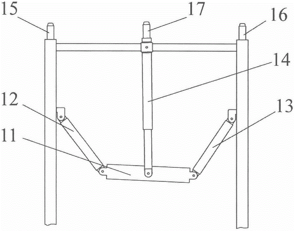 Automobile coating conveyor based on series-parallel hybrid mechanism