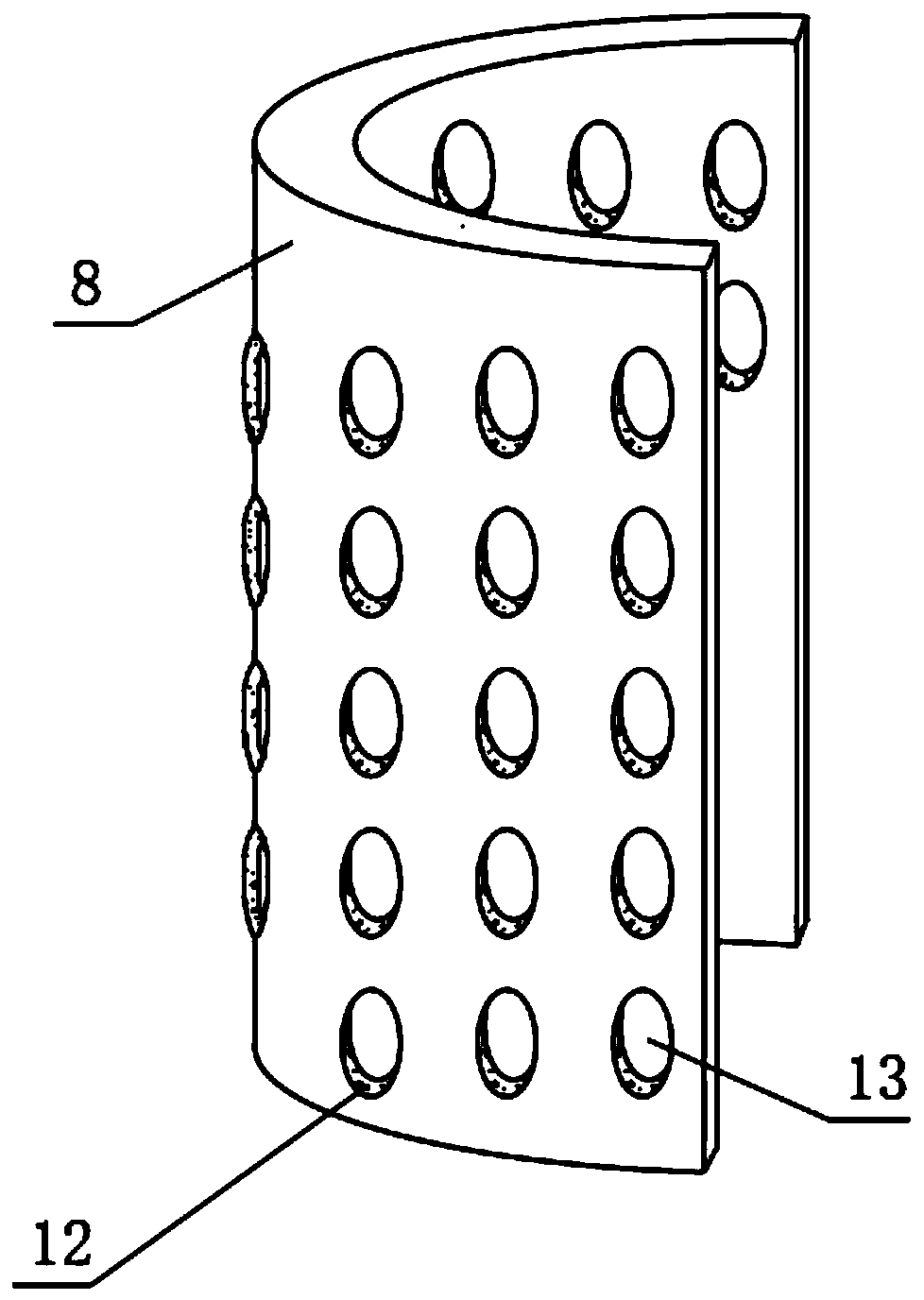 Off-grid inverter cabinet with heat dissipation function