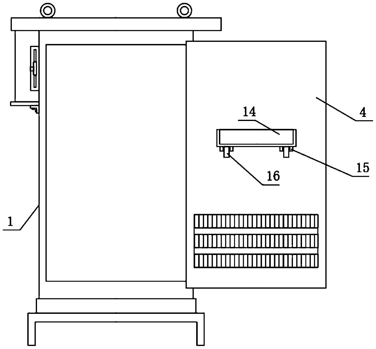 Off-grid inverter cabinet with heat dissipation function