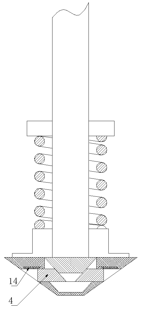 Kidney shape hole punching forming system and method of loudspeaker basin frame