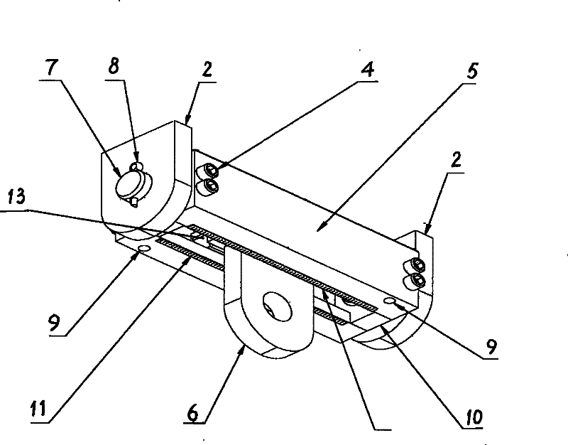 Rolling bearing root part for support hanger