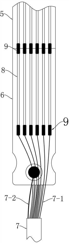 Flexible circuit board patch cord structure and electrode patch for treating tumors in electric field