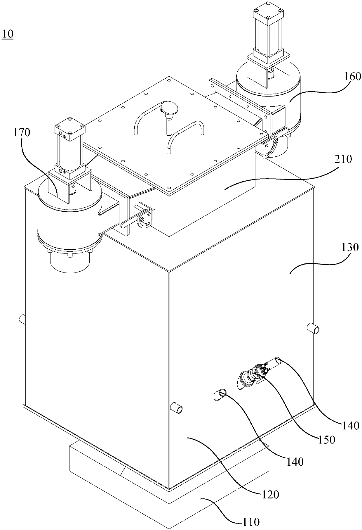 Combustion system and overhead regenerative burner