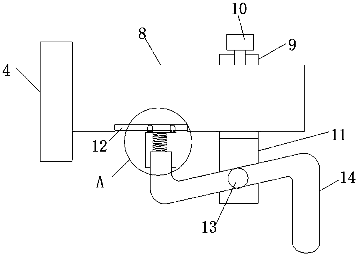 Low-risk wood panel sawing machine without hand support