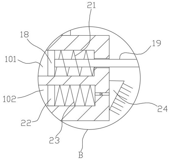 Paraffin removal device for oil field and using method thereof