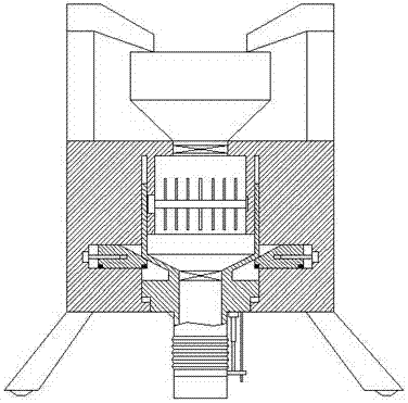 Efficient paint blending device