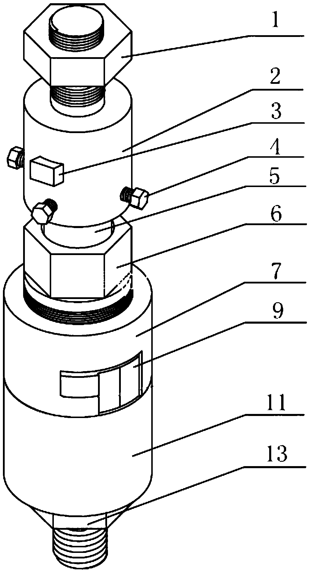 Plate deep-drawing device for electronic universal testing machine