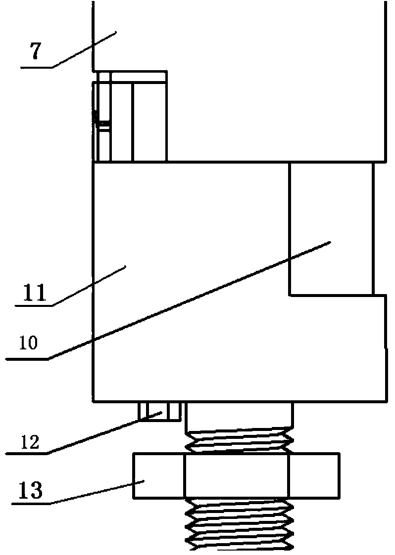 Plate deep-drawing device for electronic universal testing machine