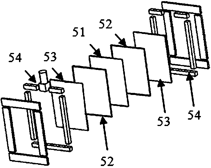 System for treating sludge by rotary electrodes in combination with flat sheet membrane