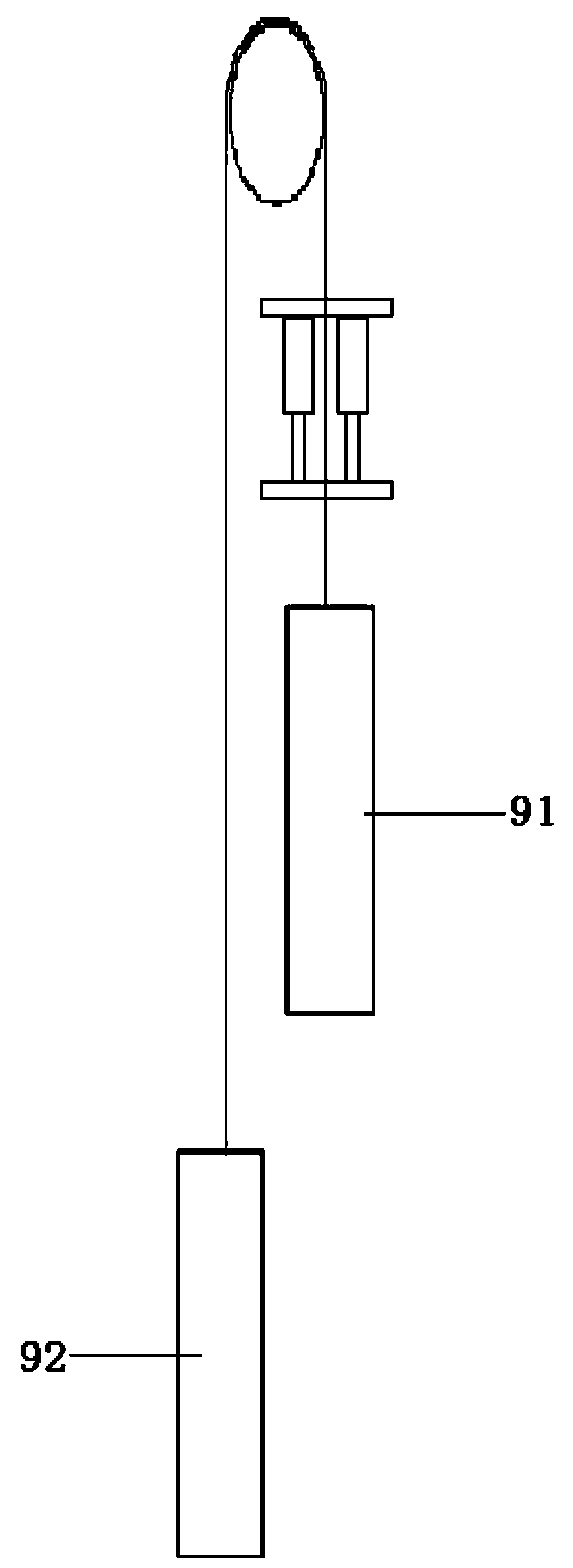 Elevator zero load balancing coefficient detecting device