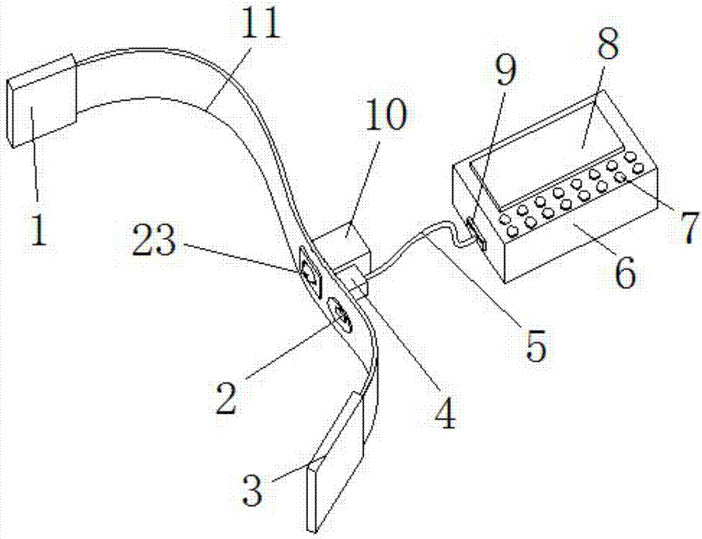 Inspection and treatment device for diseases in cardiology department