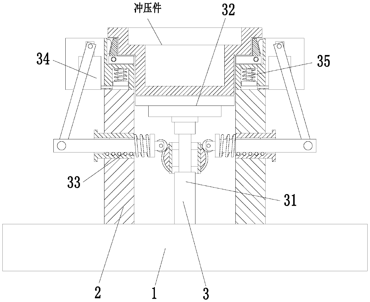 Metal forming stamping die