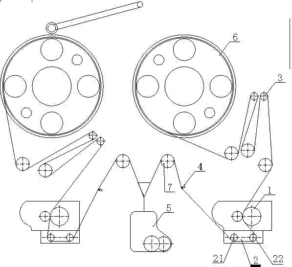 Aluminum foil indentation pattern rolling device used in cigarette packing machine