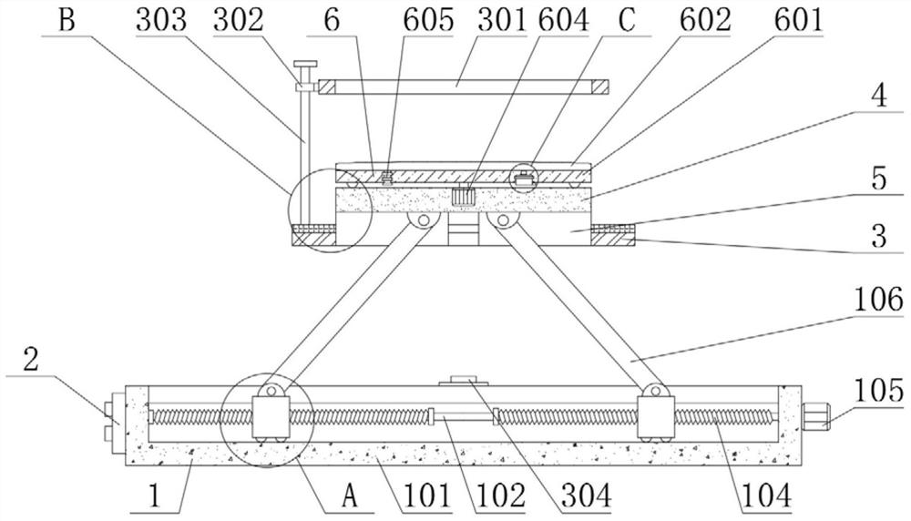 Stage constant-speed ascending and descending device and control method thereof