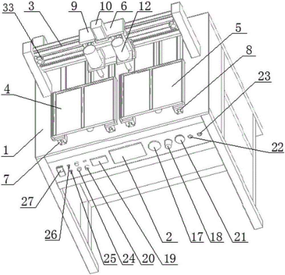 Full-automatic double-workbench plate wiping machine