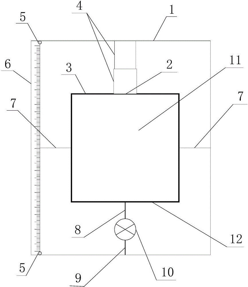 Slope soil shear strength site test device and method