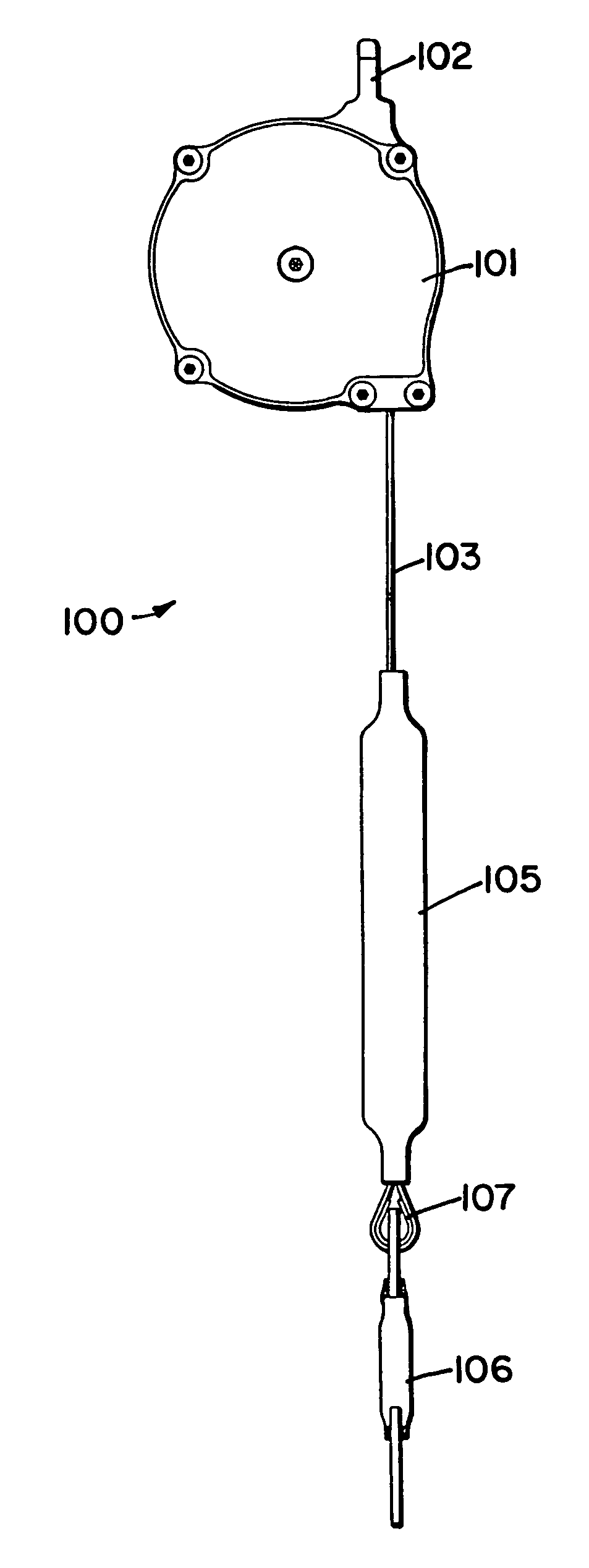 Tension device for use with a self-retracting lifeline