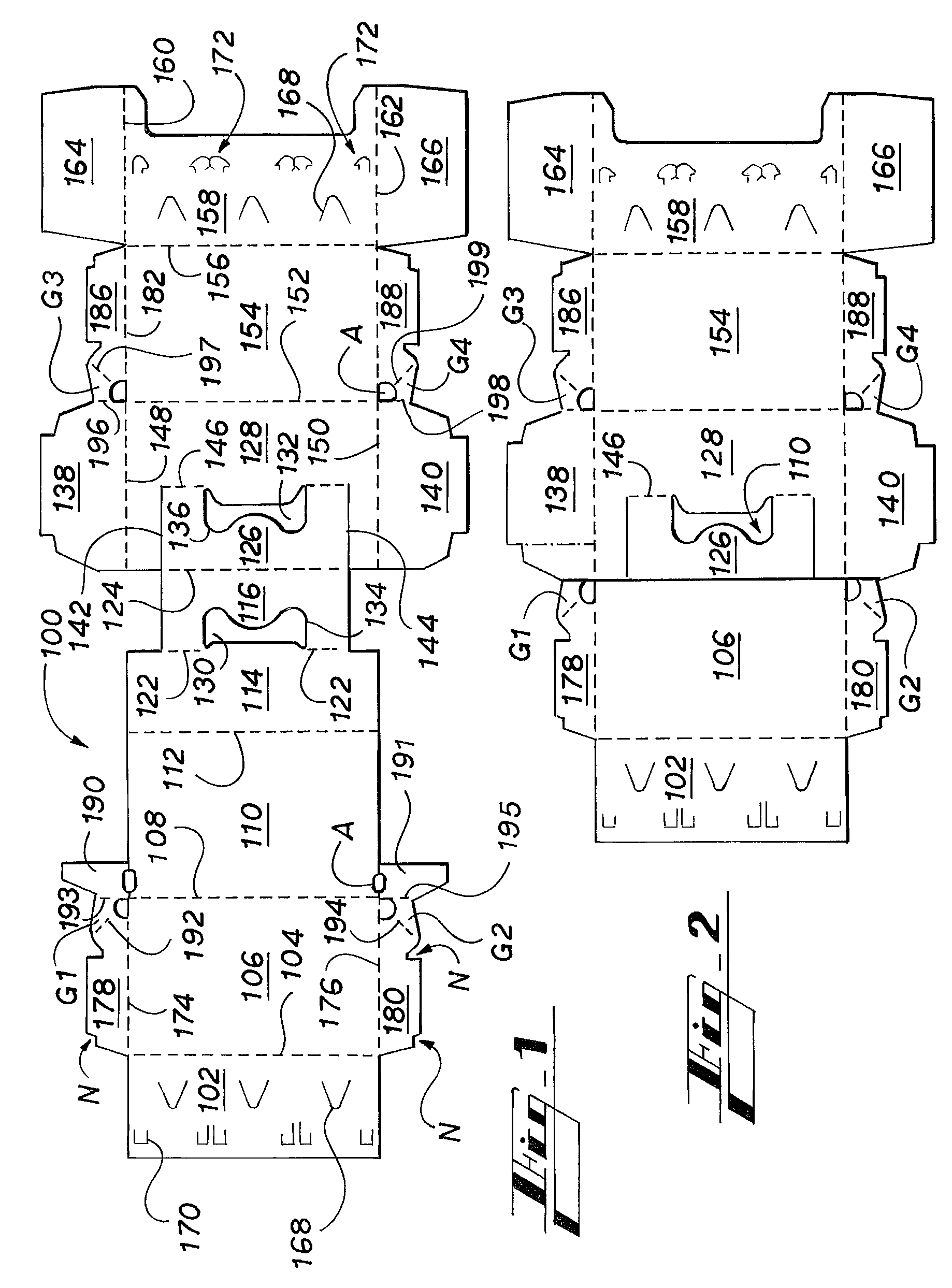 Carton with upright handle and multi-ply reinforced top wall