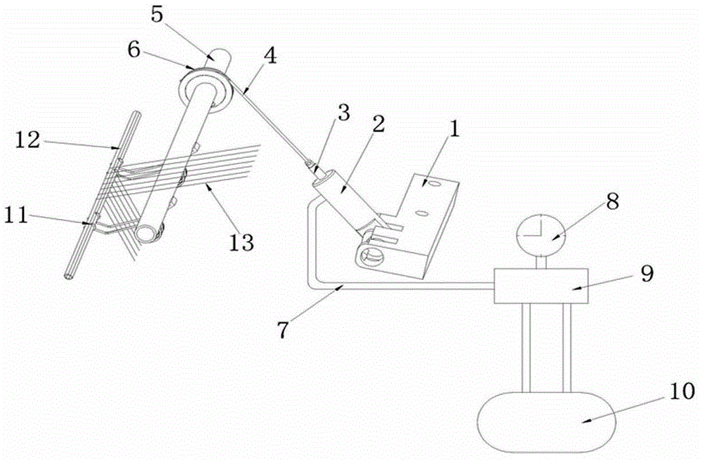 Yarn tension device for warp knitting machine