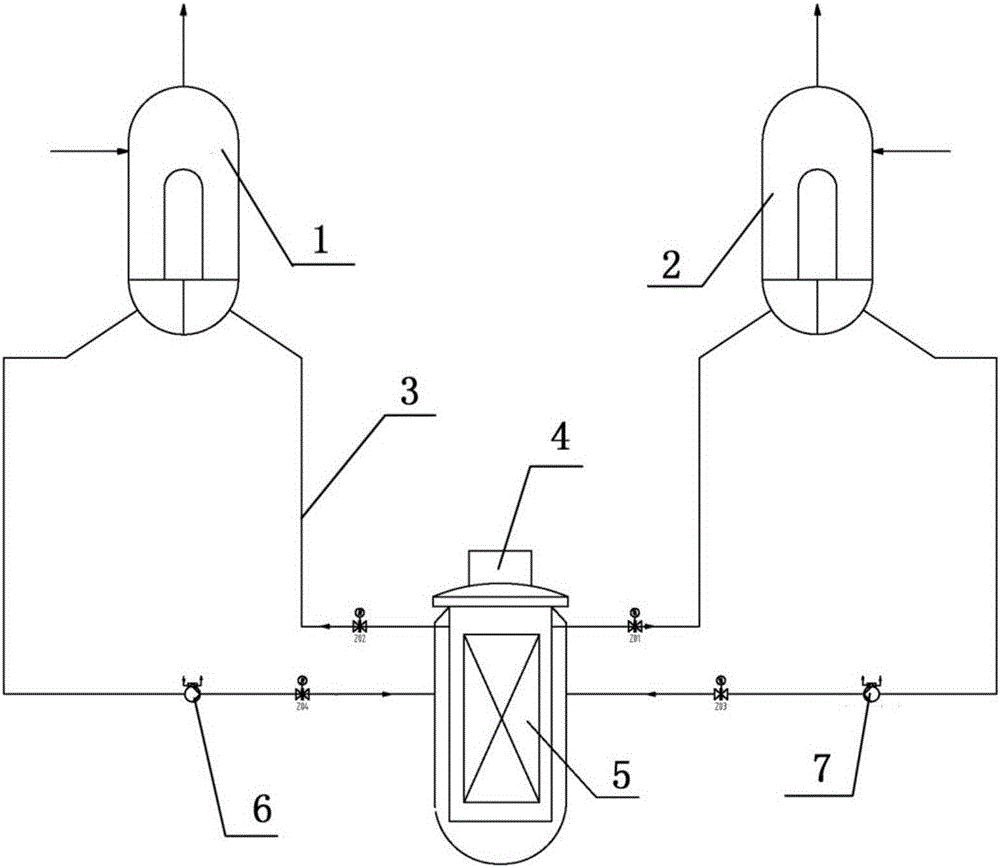 Method for simulating natural circulation flow characteristics of nuclear reactor fluid