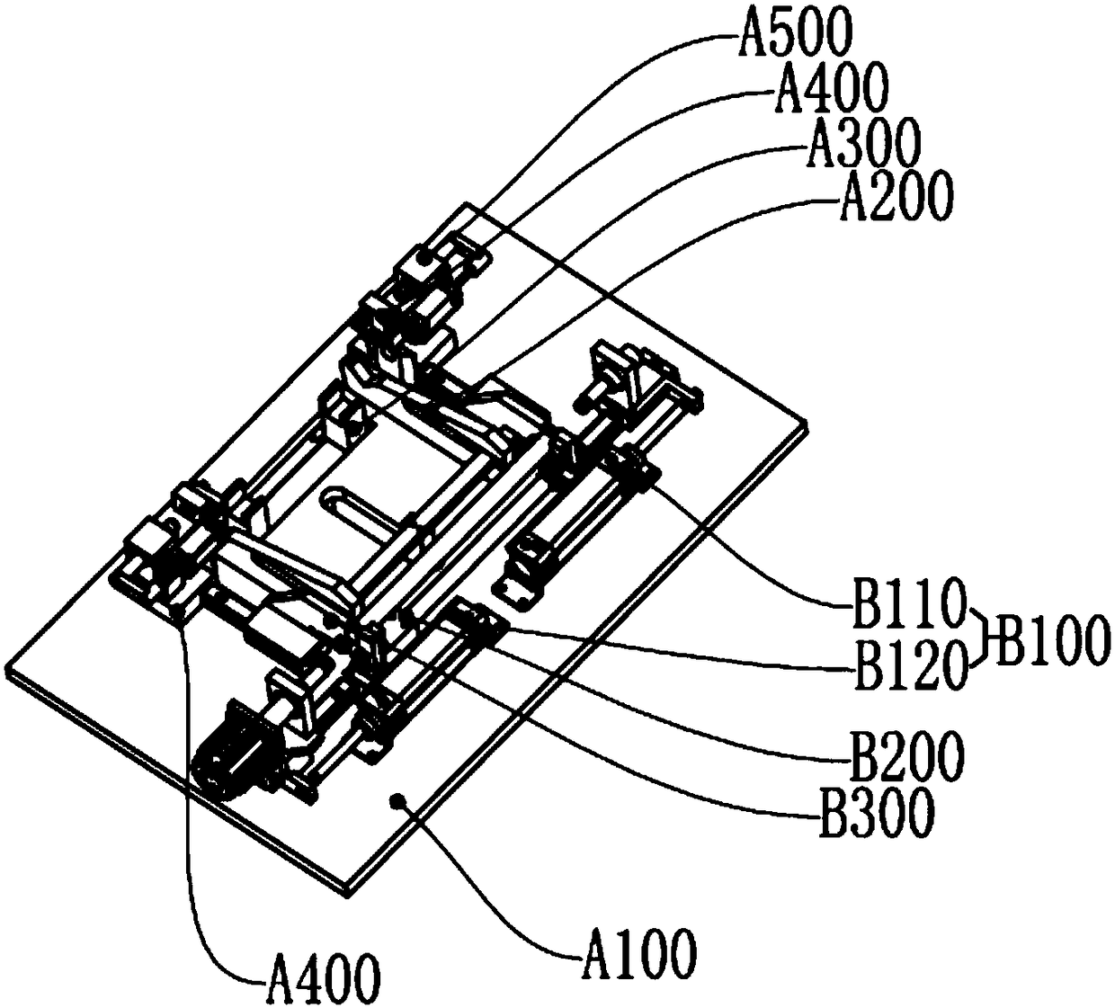 Rubber sleeve mounting device for round pipes