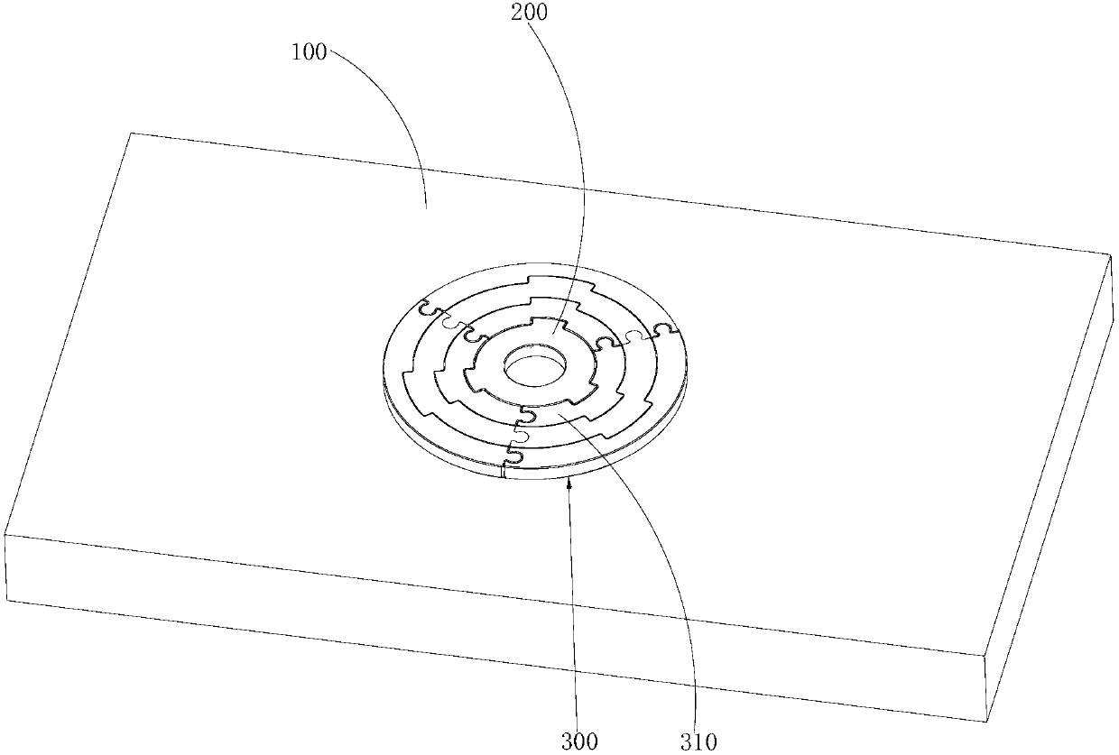 Combined structure of spliced ​​pot holder