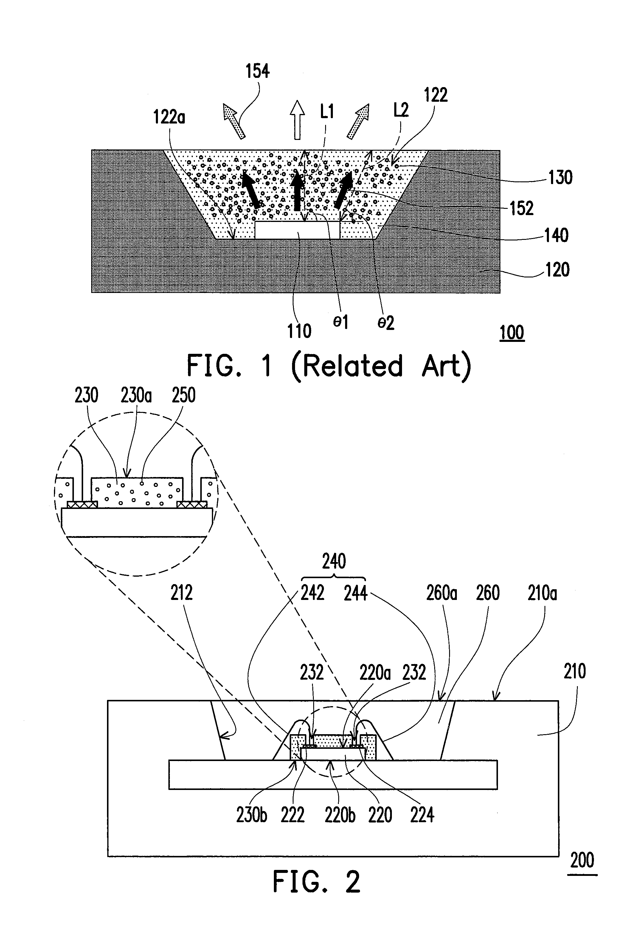 Light emitting package structure