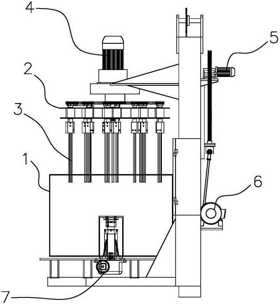 Multi-head polisher machine