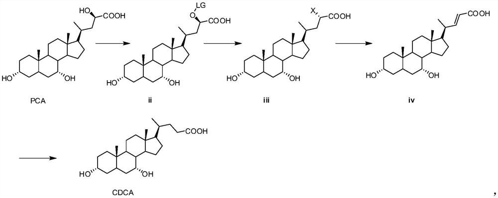 Preparation method and application of seal cholic acid