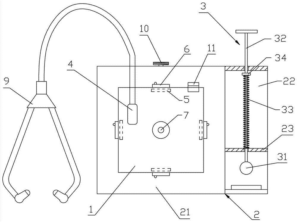 Visual and digital display type sound propagation demonstrator