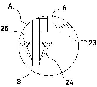 Meat stuffing chopping device for food processing